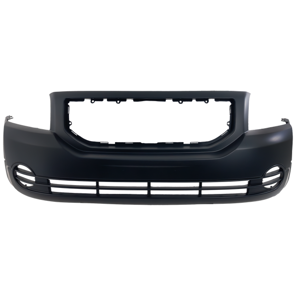 2007-2012 Dodge Caliber Front Bumper Cover, Primed, w/o Fog Lamp Hole.