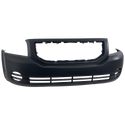 2007-2012 Dodge Caliber Front Bumper Cover, Primed, w/o Fog Lamp Hole.