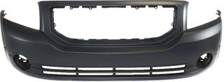 2007-2012 Dodge Caliber Front Bumper Cover, Primed, w/Fog Lamp Hole-CAPA.