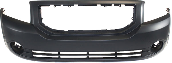 2007-2012 Dodge Caliber Front Bumper Cover, Primed, w/Fog Lamp Hole-CAPA.