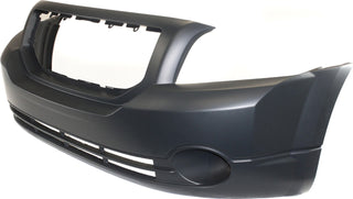 2007-2012 Dodge Caliber Front Bumper Cover, Primed, w/Fog Lamp Hole-CAPA.
