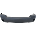 2005-2007 Dodge Dakota Front Bumper Cover, Textured, w/o Chrome, w/o Fog Lights.
