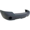 2005-2007 Dodge Dakota Front Bumper Cover, Textured, w/o Chrome, w/o Fog Lights.