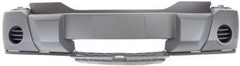 2007-2009 Dodge Nitro Front Bumper Cover, Textured, w/o Fog Lamps - Capa.