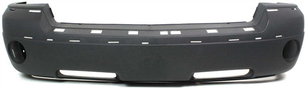 2005-2007 Dodge Dakota Front Bumper Cover, Textured, w/Fog Lamp And Chrome.