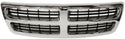 1998-2003 Dodge Van Grille, Chrome Shell/Black Insert.