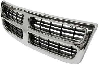 1998-2003 Dodge Van Grille, Chrome Shell/Black Insert.