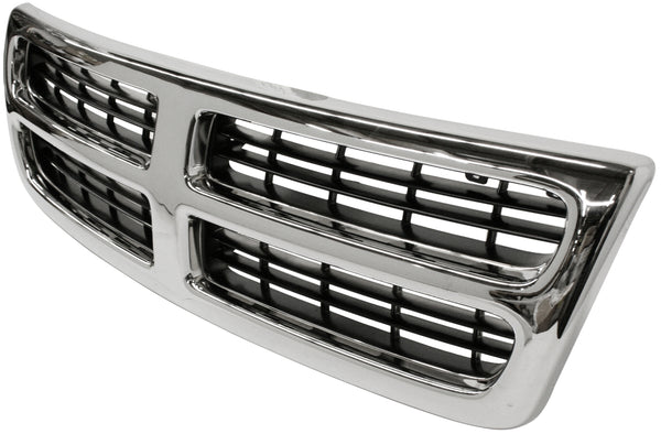 1998-2003 Dodge Van Grille, Chrome Shell/Black Insert.
