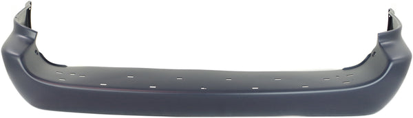 2001-2007 Dodge Grand Caravan Rear Bumper Cover, Primed, w/ Exhaust Hole.