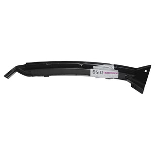 Black car bumper with a visible brand label on a white background. 1968-1972 Chevy Nova 2 Door Coupe B Pillar Post Panel Assembly, RH.