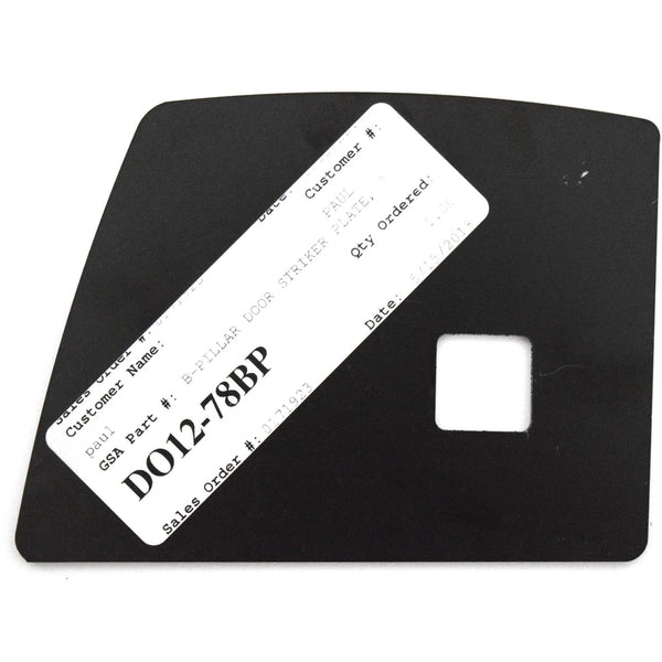 1978-1988 Oldsmobile Cutlass Supreme B-Pillar Door Stricker Plate.