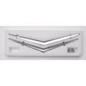 1957 Chevy Bel Air Hood And Trunk Vee Set, Chrome