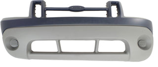 2001-2003 Ford Explorer Front Bumper Cover, Primed, w/o Fog Lamp Holes.