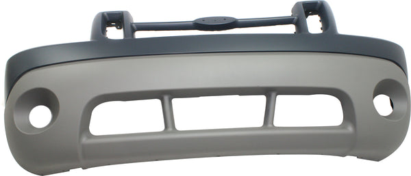2001-2003 Ford Explorer Front Bumper Cover, Primed, With Fog Lamp Holes.