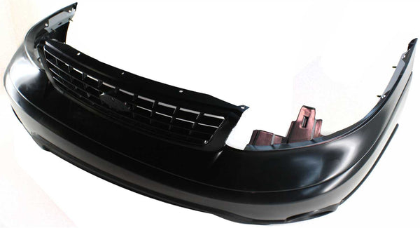 2002-2003 Ford Windstar Front Bumper Cover, Primed, Textured Bumper Grille.