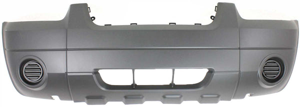 2005-2007 Ford Escape Front Bumper Cover, Textured, w/o Fog Lamp Holes.