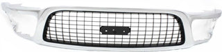 1999 Ford Expedition Grille, Chrome Shell/gray Insert.