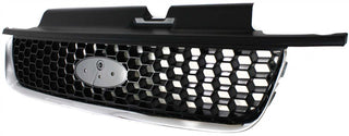 2001-2004 Ford Escape Grille, Chrome Shell/Black Insert.