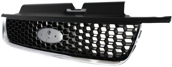 2001-2004 Ford Escape Grille, Chrome Shell/Black Insert.