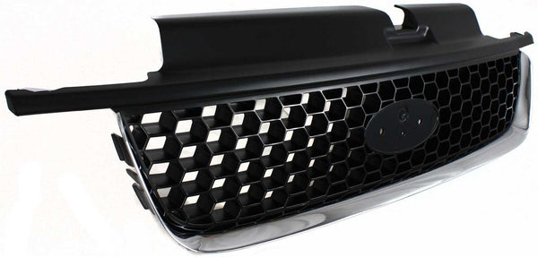 2001-2004 Ford Escape Grille, Chrome Shell/Black Insert.