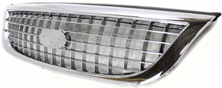 2001-2003 Ford Windstar Grille, Chrome Shell/Black.
