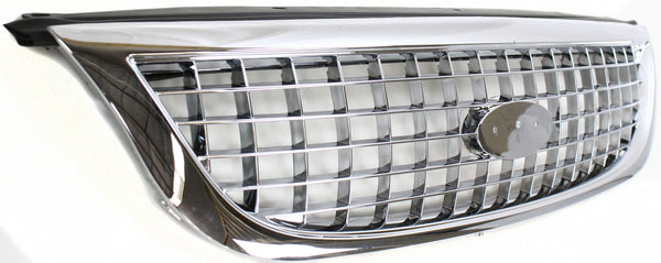 2001-2003 Ford Windstar Grille, Chrome Shell/Black.