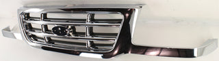 2001-2003 Ford Ranger Grille, Cross Bar Insert, Chrome.