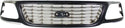 2001-2003 Ford F-150 Grille, Primed Shell/Chrome.