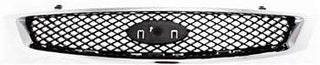 2005-2007 Ford Focus Grille, Chrome Shell/Black Insert.
