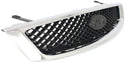 2005-2007 Ford Focus Grille, Chrome Shell/Black Insert.