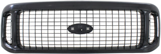 2001 Ford Excursion Grille, Black Shell/Dark Gray.
