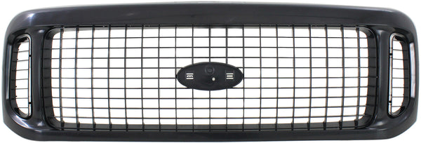 2001 Ford Excursion Grille, Black Shell/Dark Gray.