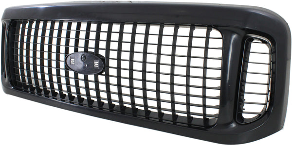 2001 Ford Excursion Grille, Black Shell/Dark Gray.