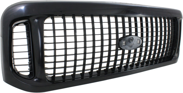2001 Ford Excursion Grille, Black Shell/Dark Gray.