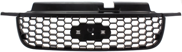 2005-2007 Ford Escape Grille, Plastic, Painted-Black.