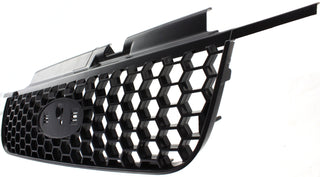 2005-2007 Ford Escape Grille, Plastic, Painted-Black.