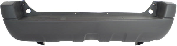 2001-2004 Ford Escape Rear Bumper Cover, Textured, Platinum, w/Flare Molding.