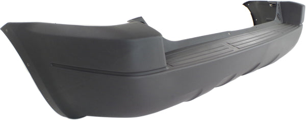 2001-2004 Ford Escape Rear Bumper Cover, Textured, Platinum, w/Flare Molding.