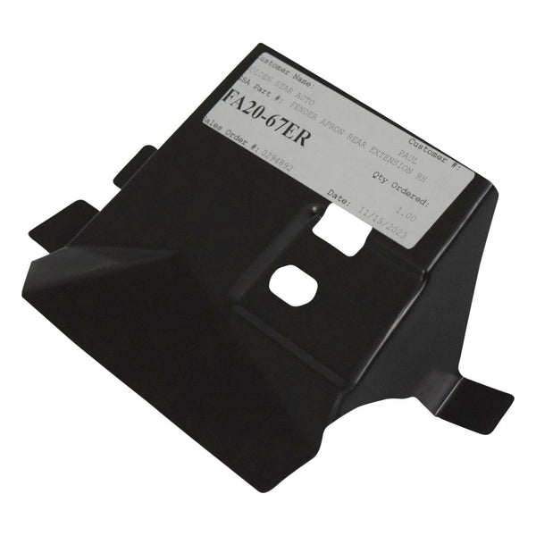 1967-1968 Ford Mustang Fender Apron Rear Extension RH.