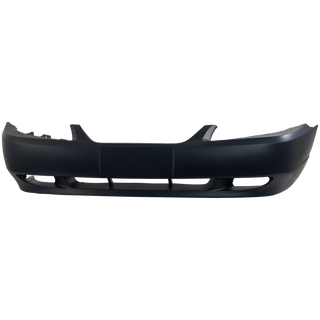1999-2004 Ford Mustang Front Bumper Cover, Primed, w/ Fog Lamps Holes, GT.