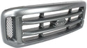 1999-2004 Ford F-series Super Duty Grille, Cross Bar Insert, Argent.