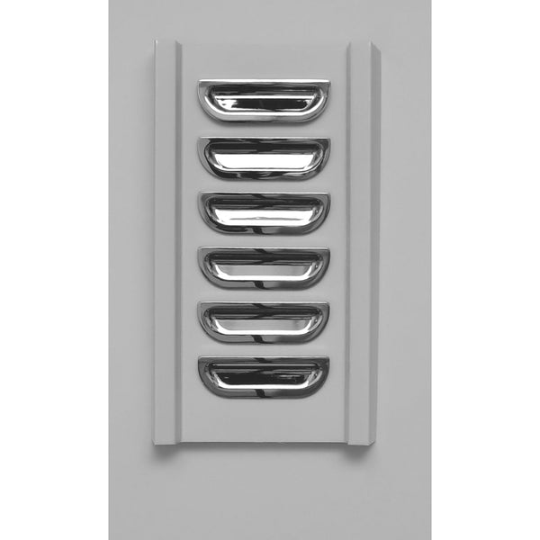 1957 Chevy Bel Air Fender Louver Set, Chrome