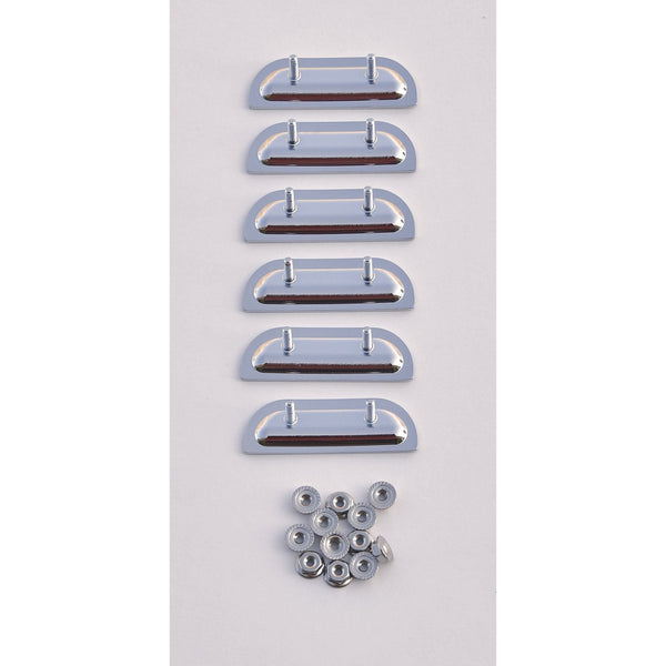 1957 Chevy Bel Air Fender Louver Set, Chrome