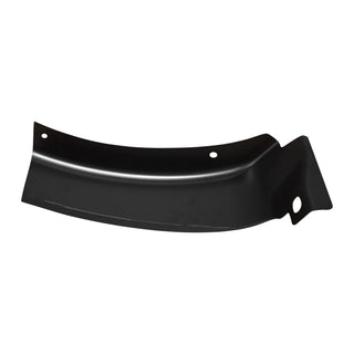 Black metal bracket on a white background. Pickup Front Fender Rear Lower Section LH.
