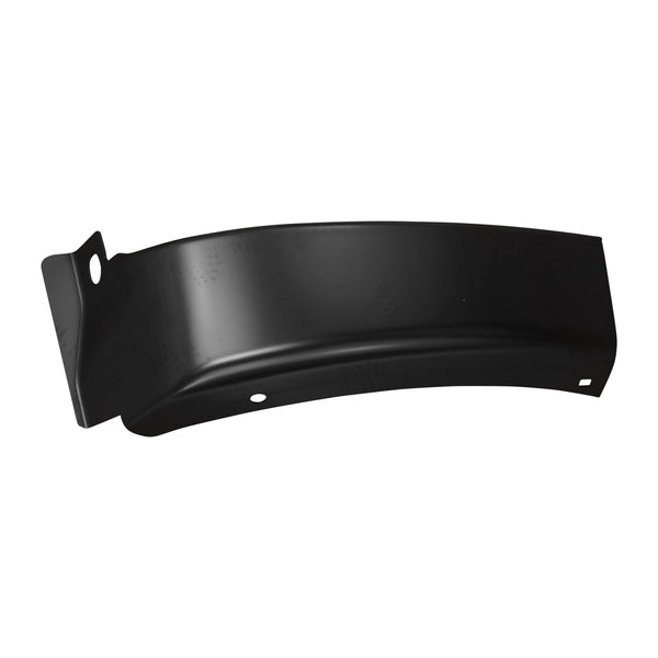 Black metal bracket on a white background. Pickup Front Fender Rear Lower Section RH.