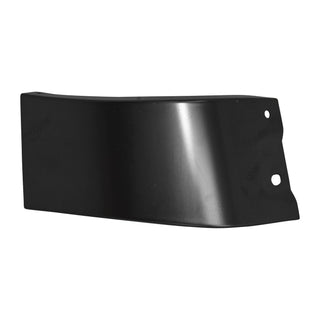 Black metal fender on a white background. Front Fender Rear Lower Section RH
