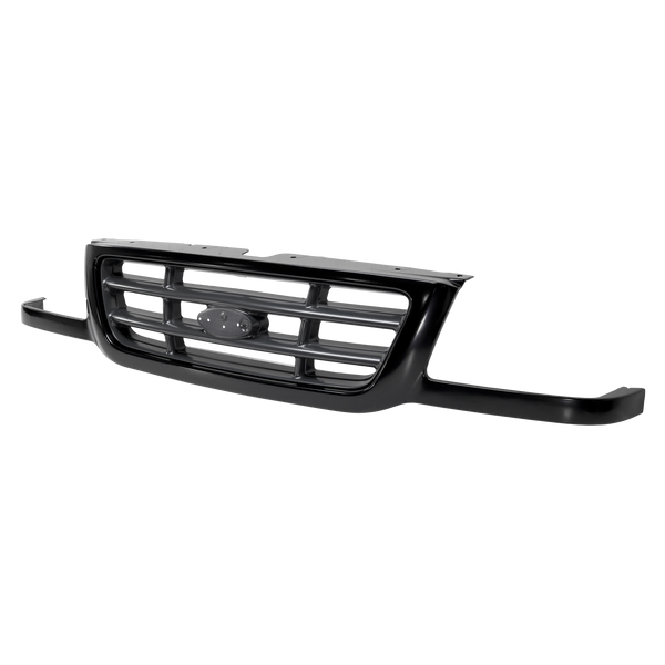 2001-2003 Ford Ranger Grille, Cross Bar Insert, Black.