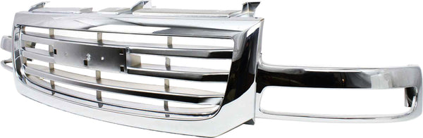 2003-2007 GMC Sierra Pickup Truck Grille, Chrome.
