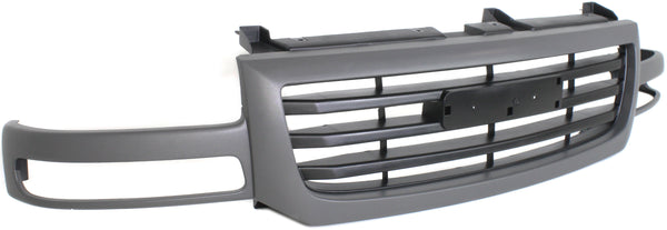 2003-2007 GMC Sierra 1500 Grille, Painted Argent.