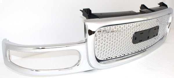 2001-2006 GMC Yukon Denali Grille, Chrome.